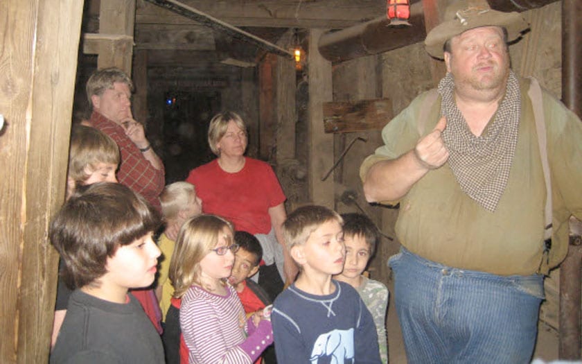 Students learn about gold mining