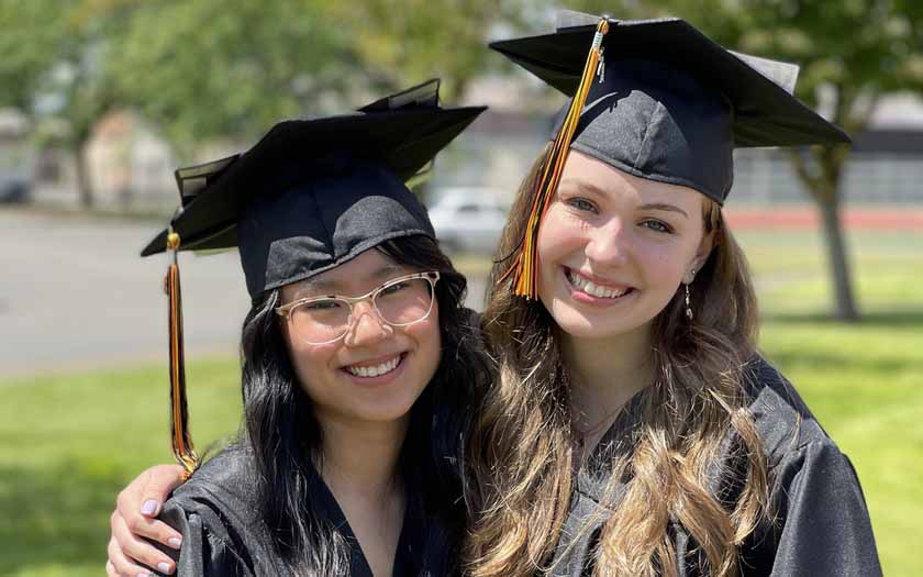 2 graduates for Willamette Connections Academy Class of 2023 